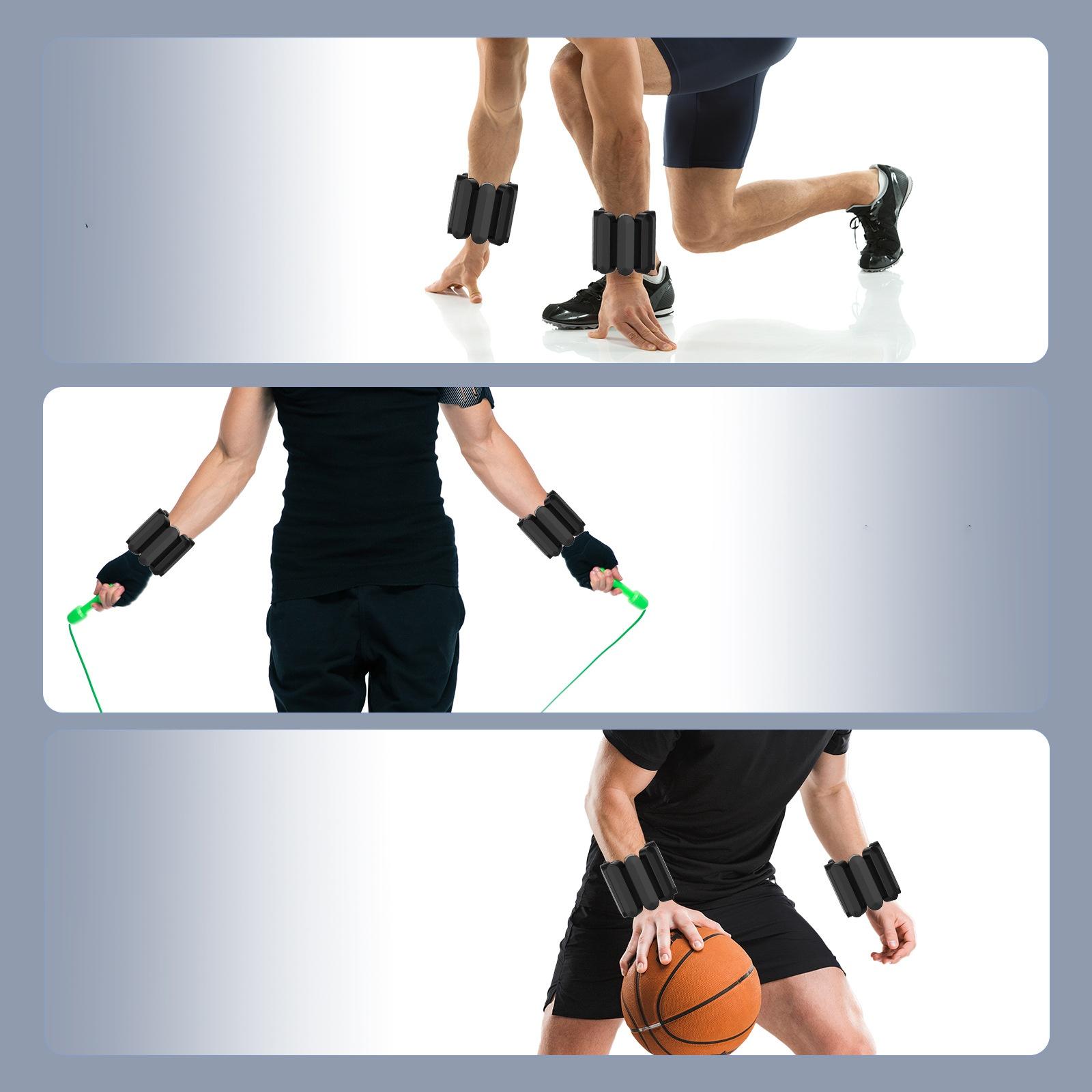 Adjustable Wrist Weight Set (2 Pieces), Wearable Wrist & Ankle Weights, Ideal for Yoga, Dance, Ballet, Pilates, Aerobics, Walking, Hand Weights