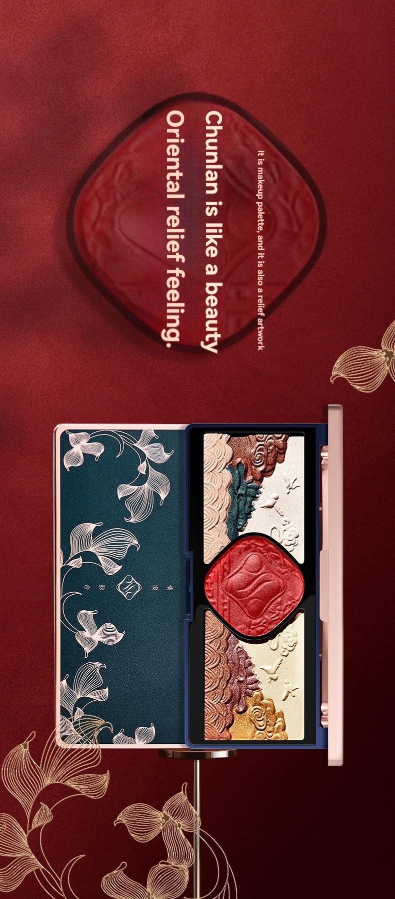 12-piece love cast rhyme beauty set, including air cushion BB cream, makeup powder, lipstick, concealer, eye shadow, mascara, eyeliner pen, eyebrow pencil, makeup brush and a series of makeup sets, high-end gift boxes, gifts for people, holiday gifts