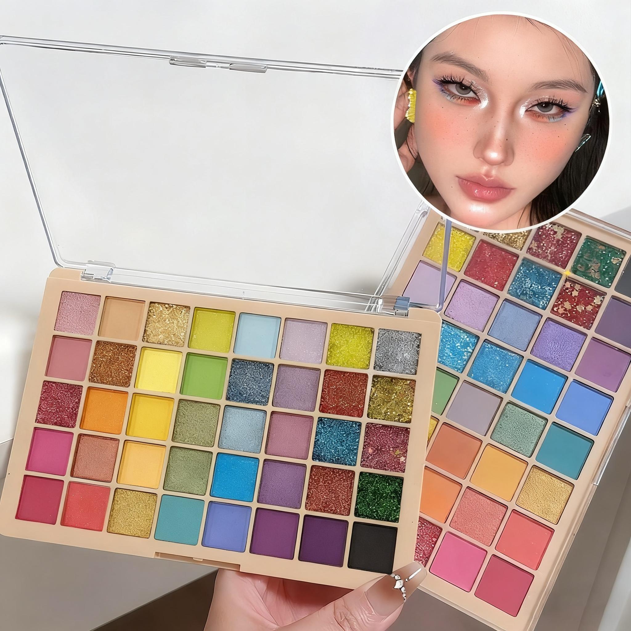 K'apine 40 Color Shimmer Matte Eyeshadow Palette, Professional Eye Makeup, High Pigment Long-Lasting, Perfect for Parties Daily Cosplay