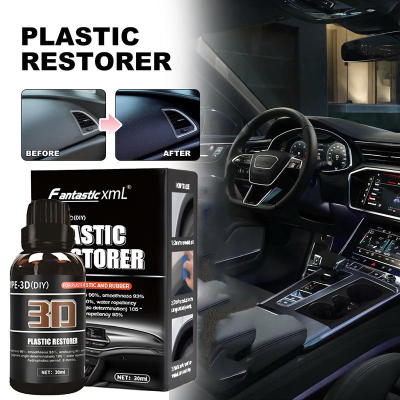 Car coating Plastic Restorer car accessories PolishLiquid Gloss Protect Leather & Trim Restorer, CarWashing &Maintenance Product car gadgets