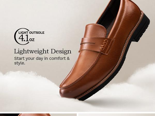 Bruno Marc Men's PU Leather Penny Loafers with Memory Foam Insole - Slip-On Walking Shoes for All Seasons Bruno Marc Men's PU Leather Penny Loafers with Memory Foam Insole - Slip-On Walking Shoes for All Seasons