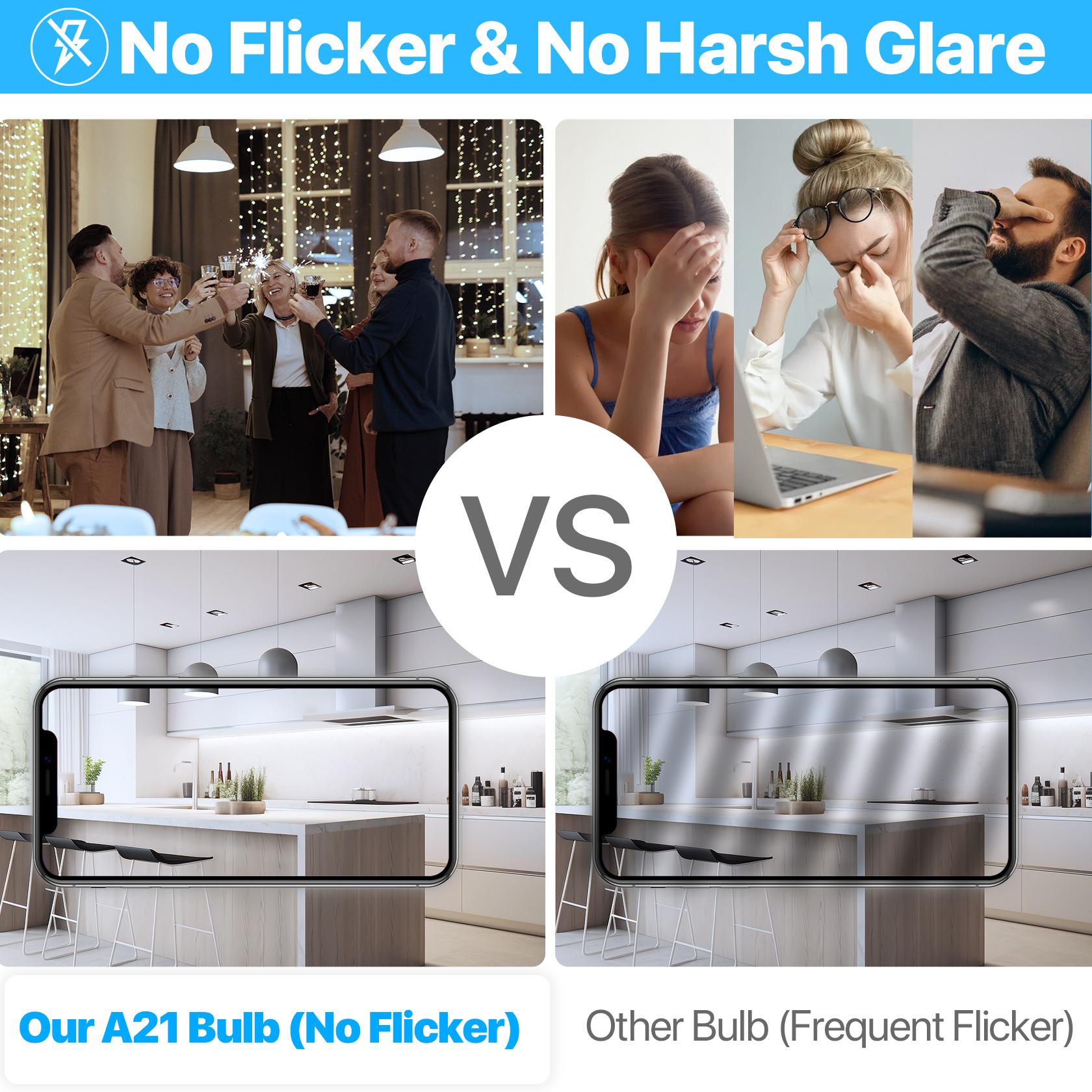 Rechargeable emergency Light Bulbs,Power Outage Lights, A21 led light 60 Watt,Battery Powered Light Bulb E26 Base,Multi-Function Battery Backup Emergency Light for Power Outage Camping Outdoor Activity,2/4Pack