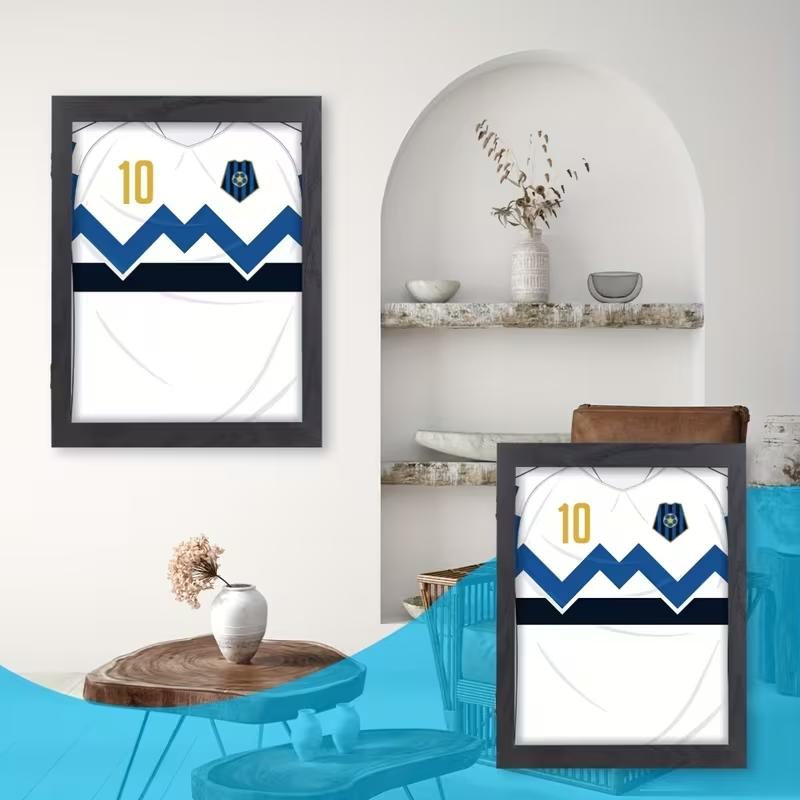 18x14 sports jersey display case, black, white, brown optional, heavy-duty frame secures signed jerseys, transparent display highlights collection beauty, wall-mount easy, top choice for fans and collectors