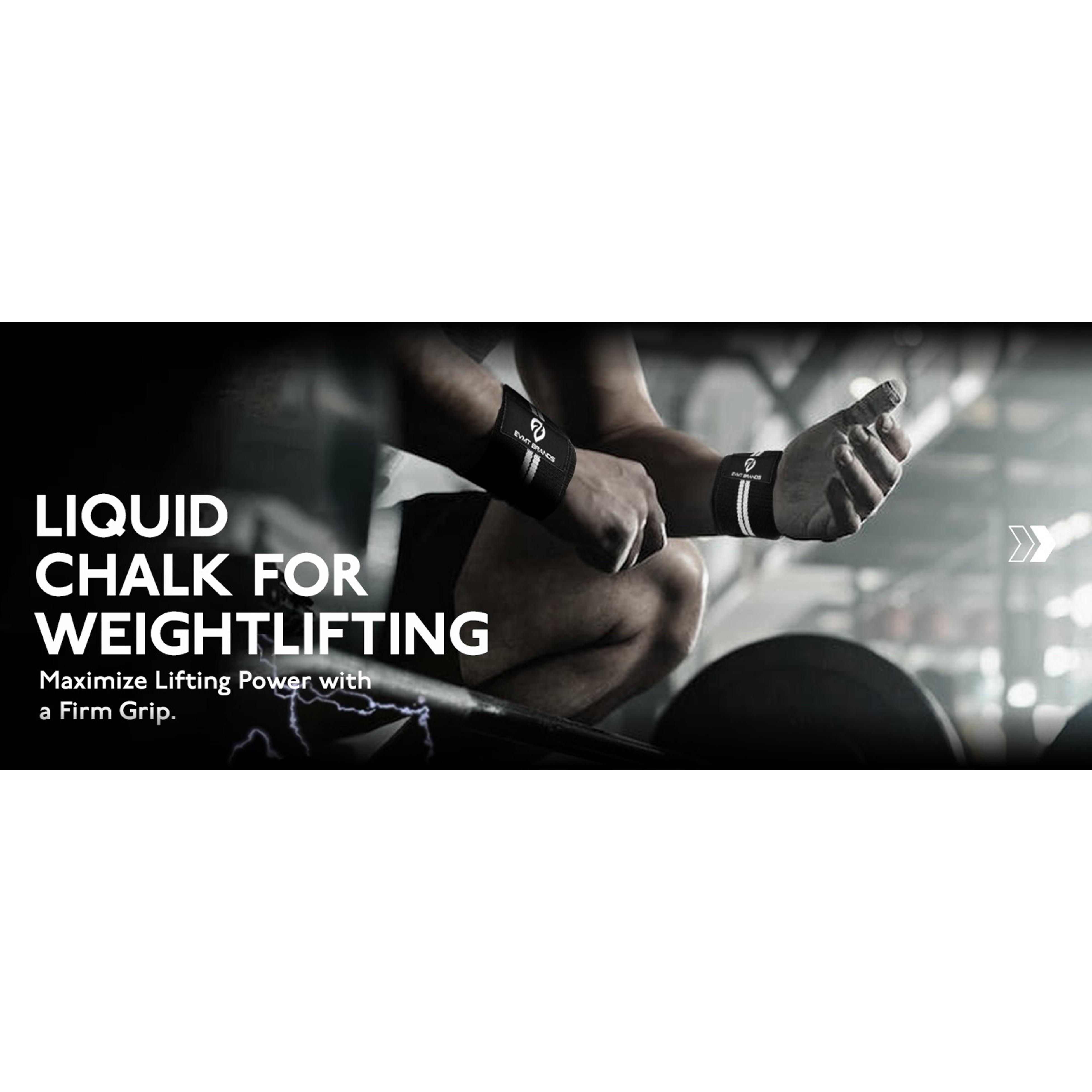 Liquid Chalk, Mess Free Gym Chalk for Weightlifting, Gymnastics, Rock Climbing, Dancing, Sweat Resistant and Long Lasting for Stronger GripGift