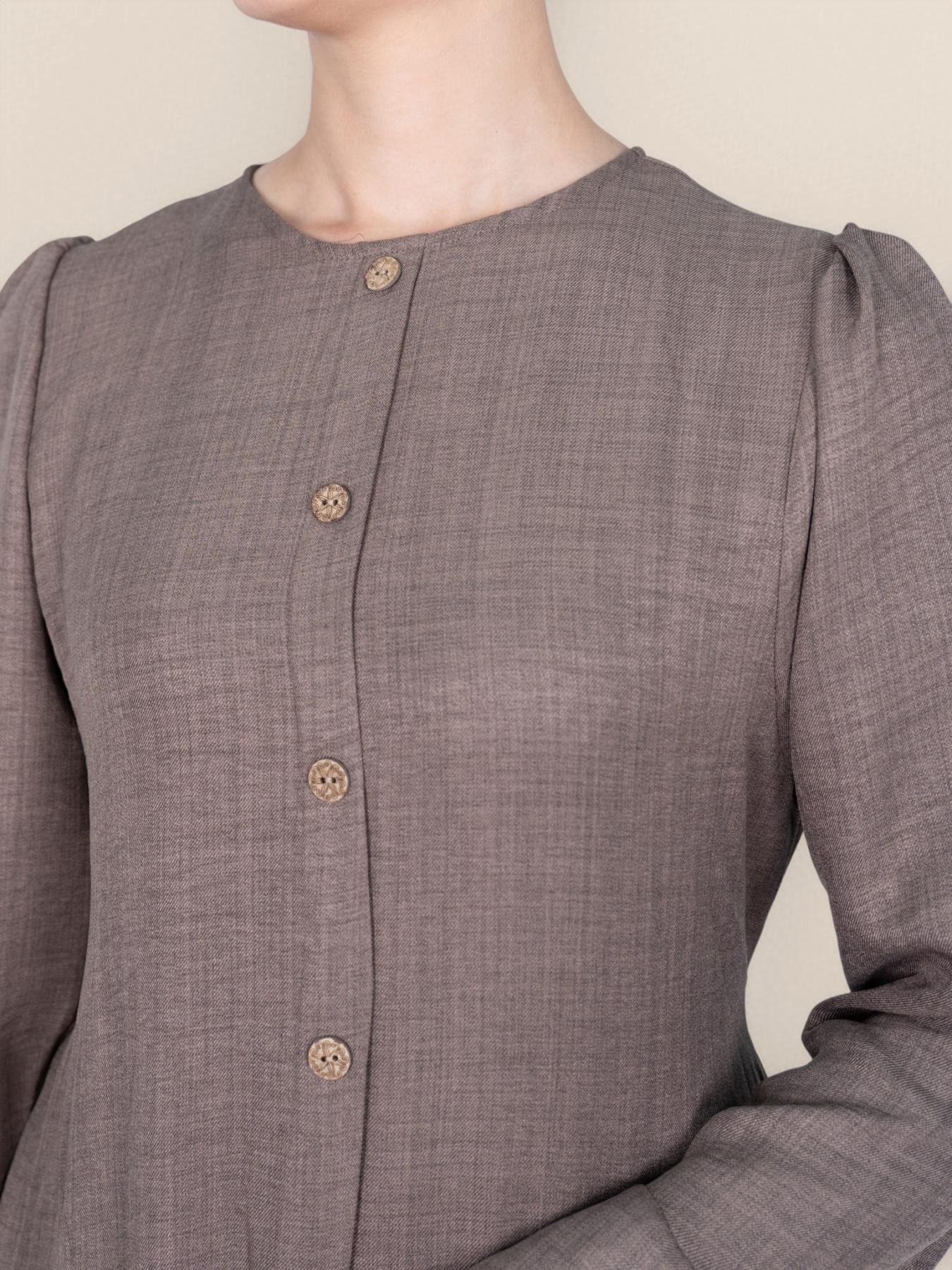 Women's Maxi Abaya Dress with Back Zipper & Pockets, Elegant Long Sleeve Design, Perfect for Casual Wear, Stylish Muslim Clothing, Dress for Daily Wear, Modest Abaya Dress