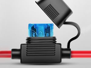 Nilight Remote Wiring Harness for LED Light Bar Wireless Strobe Flash Work Light Driving Lights 12V 20A 14AWG Remote Controller On Off Switch Waterproof Power Relay Blade Fuse-1 Lead Lighting Outdoor Black  dealsforyoudays