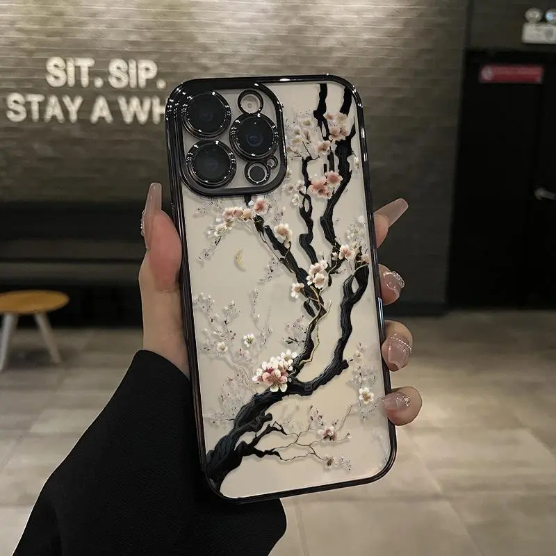 White cherry blossom tree