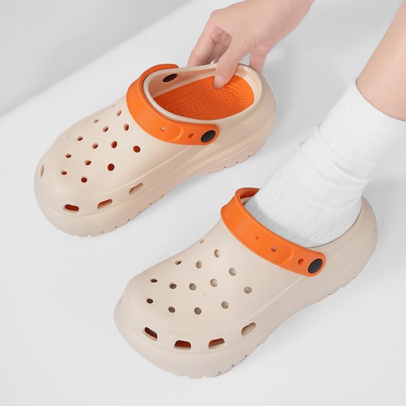 Classic Thick Sole Cloud Shoes for Men and Women, Eva Material, Casual Style, All Seasons, Solid Pattern, Less Than Ankle Height