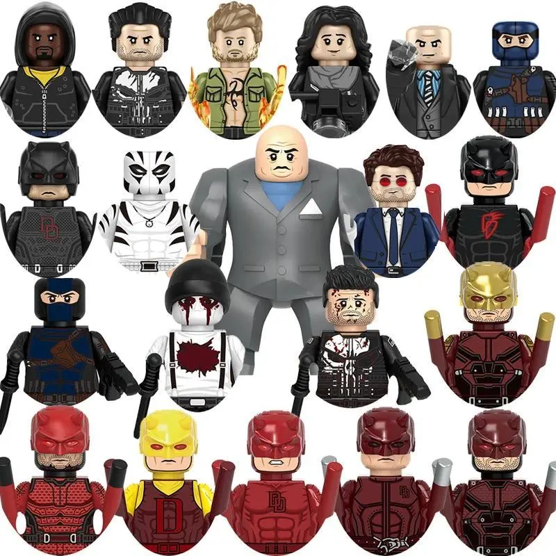 2026 New hot item   n World Legends  Daredevil Punisher Building Blocks Bricks For Toys Gifts Children Mini Action Figures Party Gifts