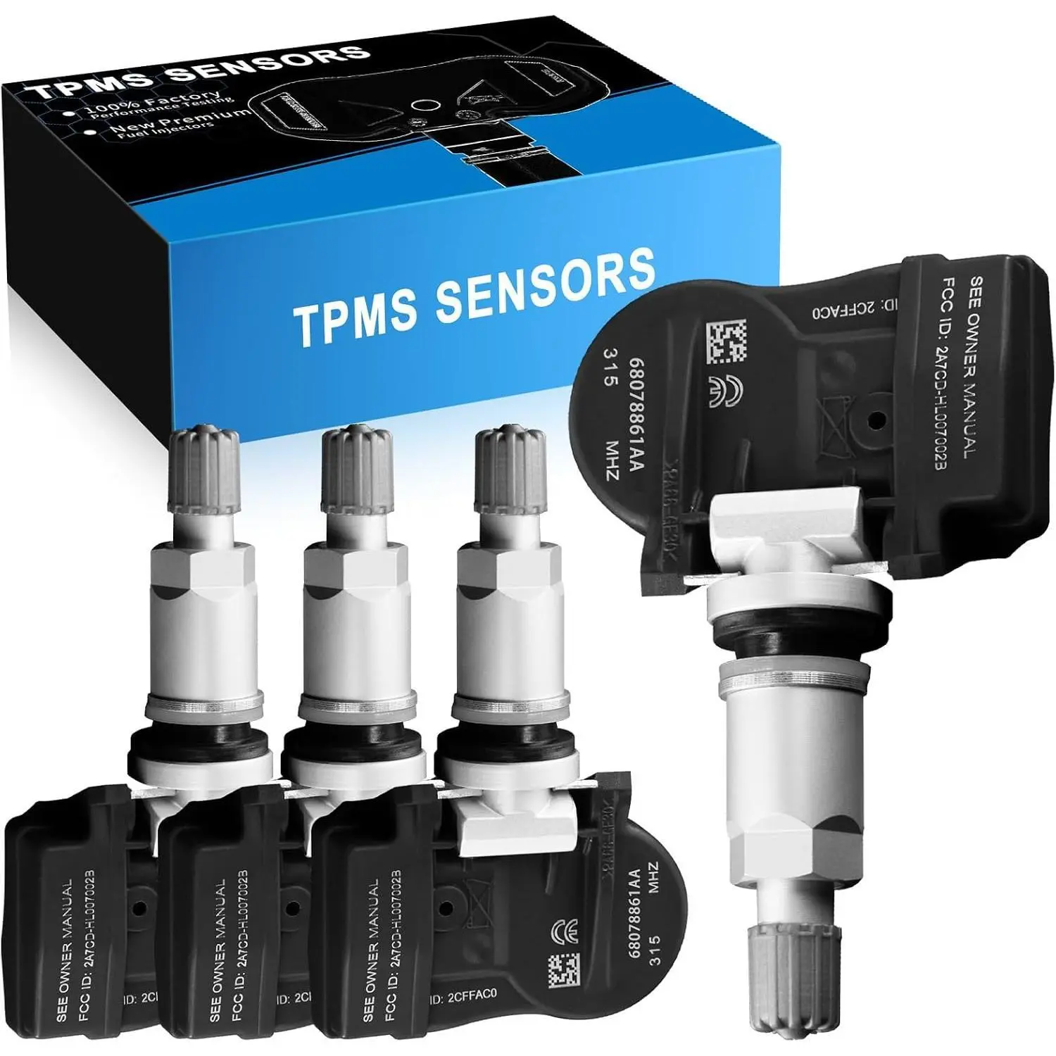 68078861AA 315MHz Pre-Programmed Tire Pressure Sensor