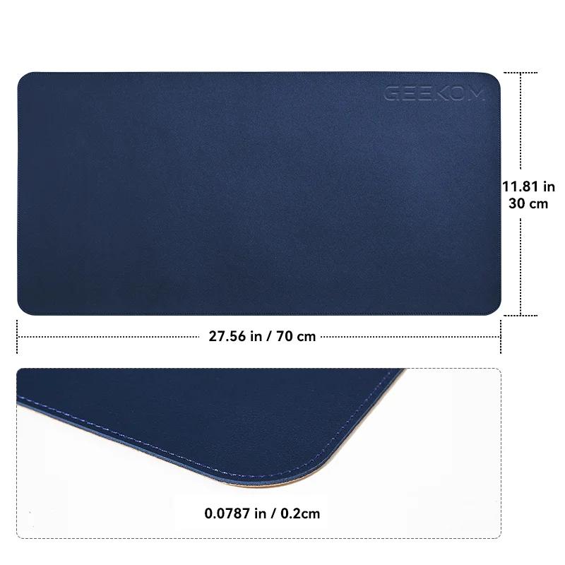 GEEKOM Eco-Leather Mouse Pad - Premium Quality, Durable Material, Versatile Design for Your Home or Office