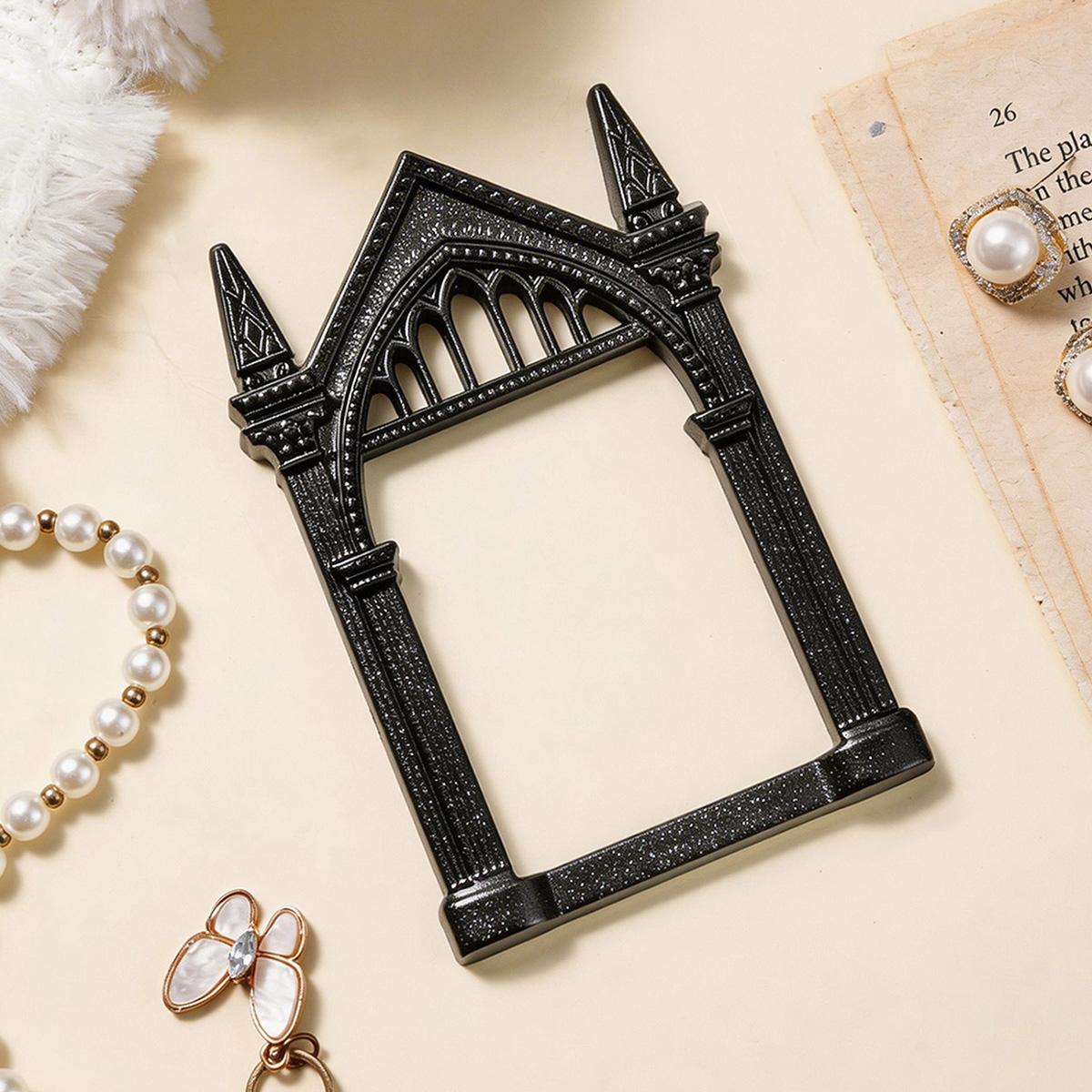 European Resin Frame Decorative Item, DIY Hand-Painted Indoor Desktop Decoration, Multi-Color Options, Bathroom Decor, Photography Props