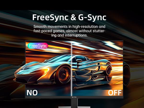 KTC 23.8" FHD 1080P 100Hz Computer Monitor, VA Panel FreeSync PC Gaming Monitor, HDMI VGA Ports, HDR, 4000：1 Contrast, LowBlue Mode, Ergonomic Tilt Eye Care for Home Office, H24V27