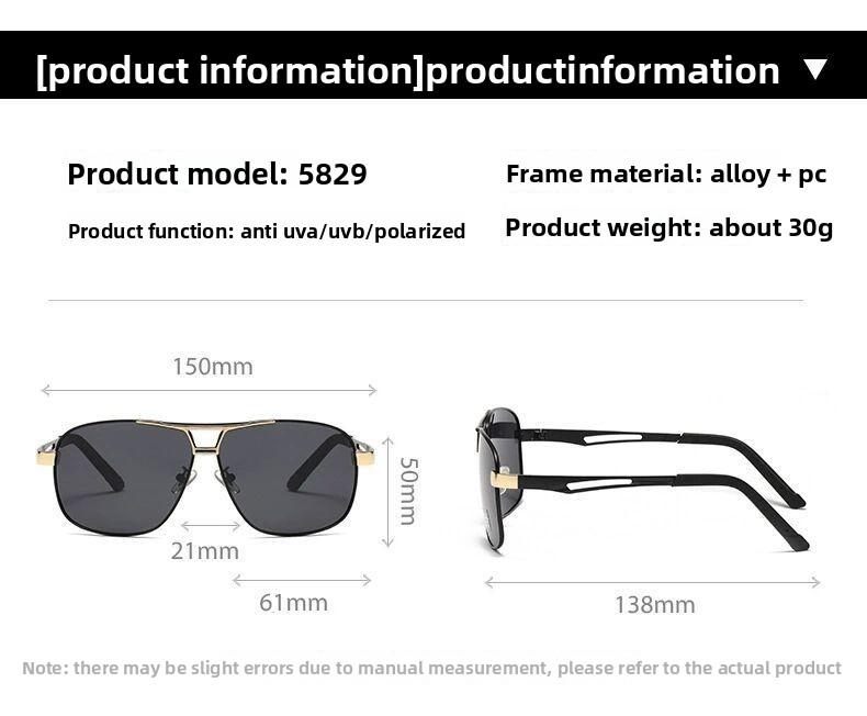 Aviator Photochromic Polarized Driving Sunglasses for Women Men,UV400 Anti-Glare Wrap Around Shades,Lightweight Durable Eyewear for Driving,Fishing&Outdoor Sports