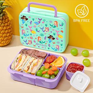 Fimibuke Bento Box with Insulated Thermos Food Jar, Lunch Bag & Ice Pack Set, 3-Compartments Lunch Box, ONE-STOP Snack Lunch Container Solution dealsforyoudays