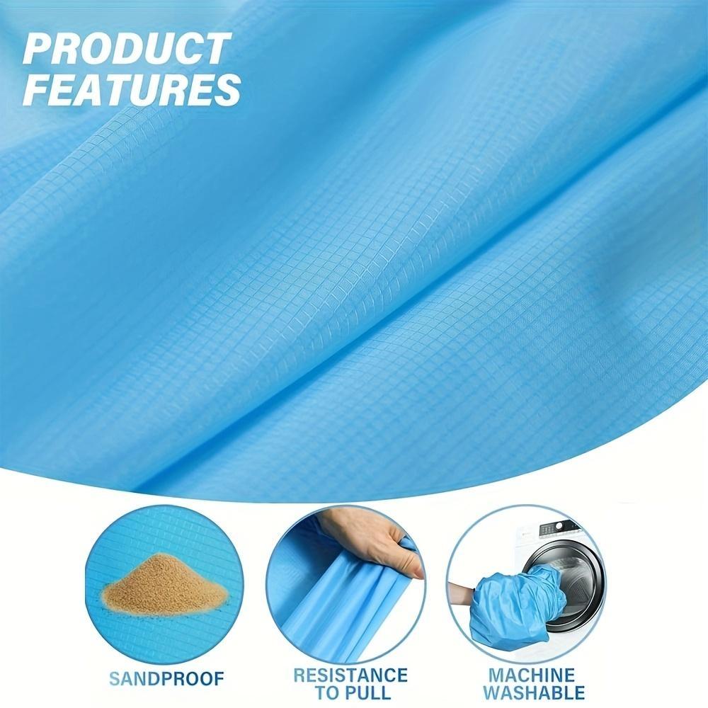 Large Waterproof Beach Blanket, Ultra-Large Waterproof Camping Mat, Lightweight Sandproof Picnic Pad, Durable Polyester Fiber
