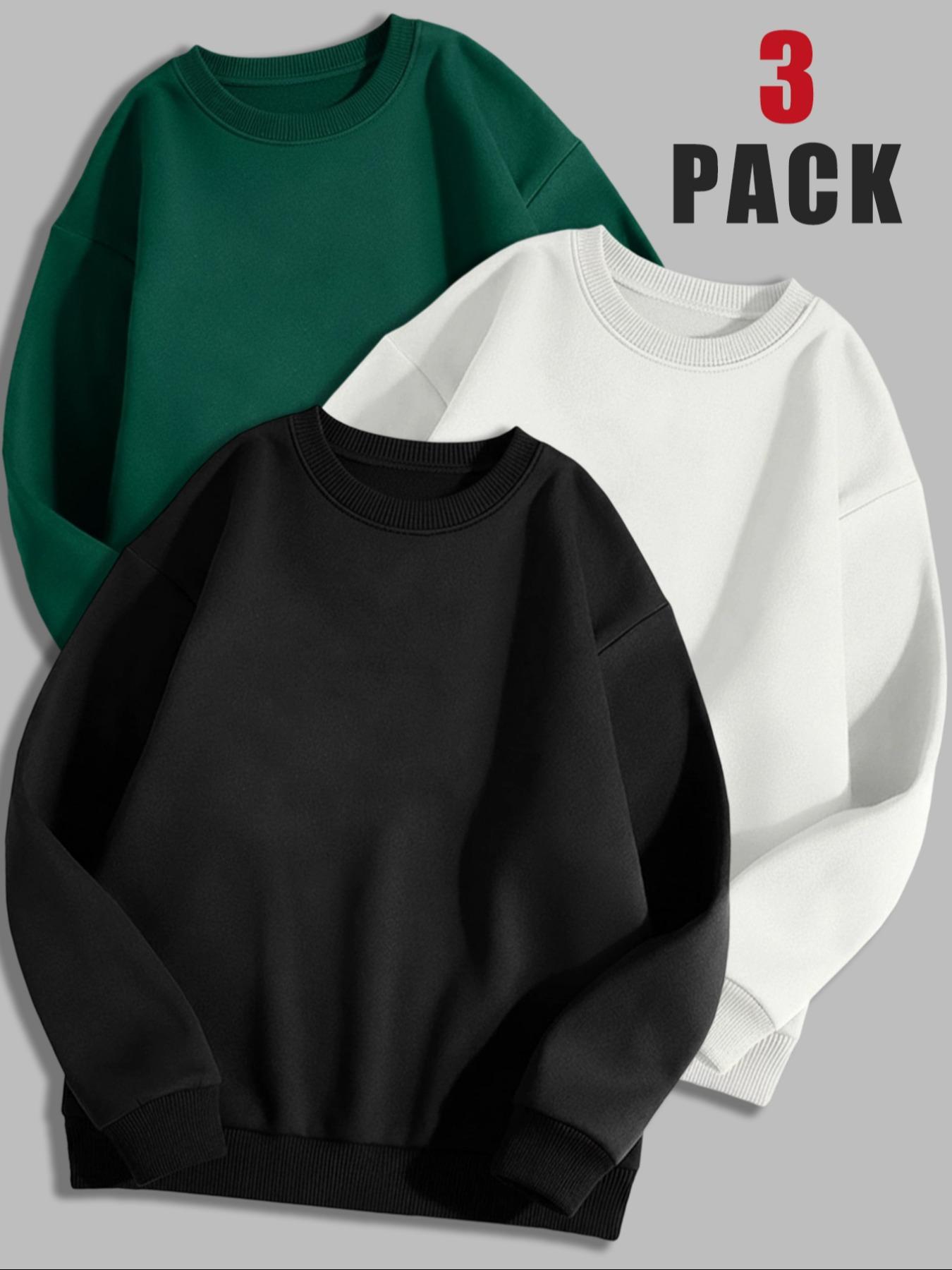 Women's Long Sleeve Pullover Sweater Set, Sweatshirts, Casual Fitted Round Neck Top, Fall & Winter Warm Clothing, Letter Pattern Design