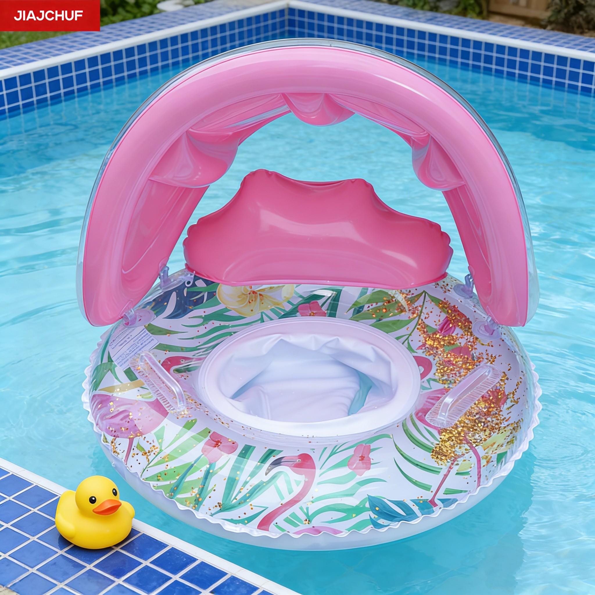 1pc Thickened Swimming Ring PVC Material, Suitable for Indoor Pools, Durable Swim Buoyancy Aid, Perfect for Pool Safety
