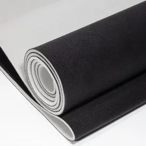 Suede Auto Headliner 122" L * 60" W with Foam Backing - Tube Packaging - Black for Car/Truck/SUV/RV Roof - Home Repair/DIY Headliner
