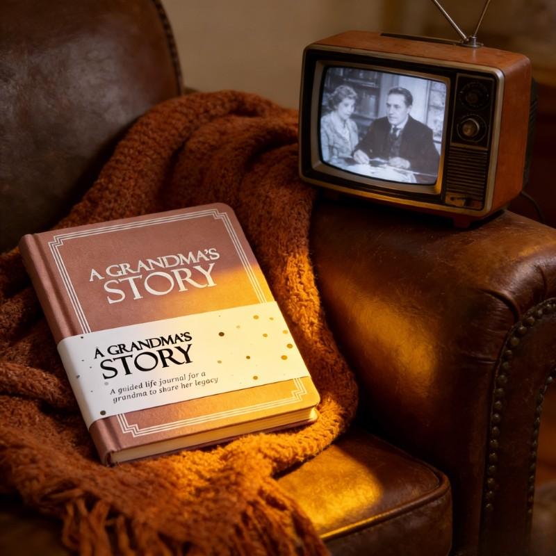Grandmother's Life Story Diary Hardcover, Meaningful Memorial Gift, 250+ Guiding Questions, Perfect for Mother's Day, Grandparents' Day, Birthday