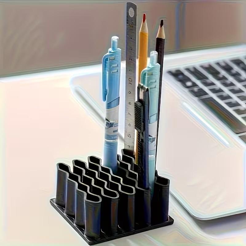 Wave Storage Box Set, 32 Grid Multi-Layer Vertical Organizer, Durable Desktop Shelf, Space-Saving, Easy Installation, Ideal for Home Office Clinic