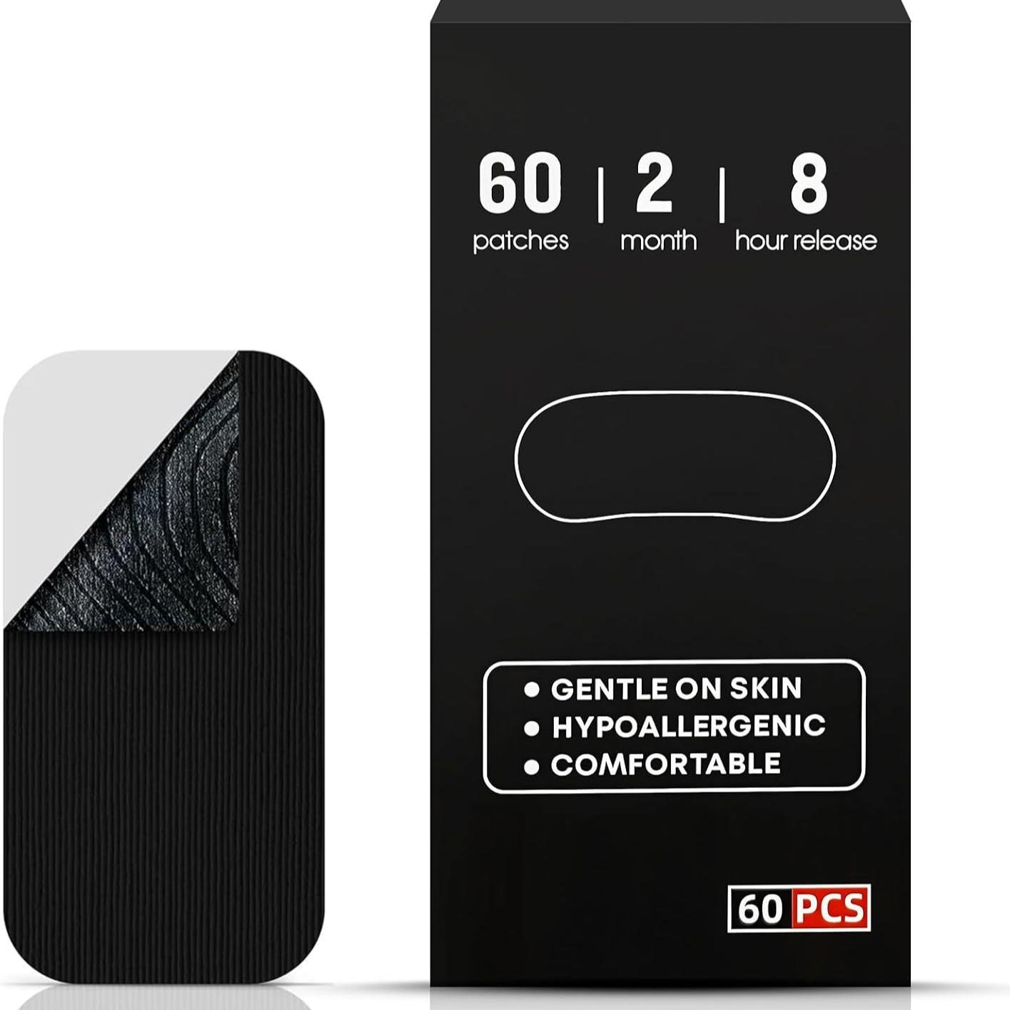 (60 PCS)Black Premium Tape , Easy to Use, Convenient to Carry, Strong Adhesive Tape Multi