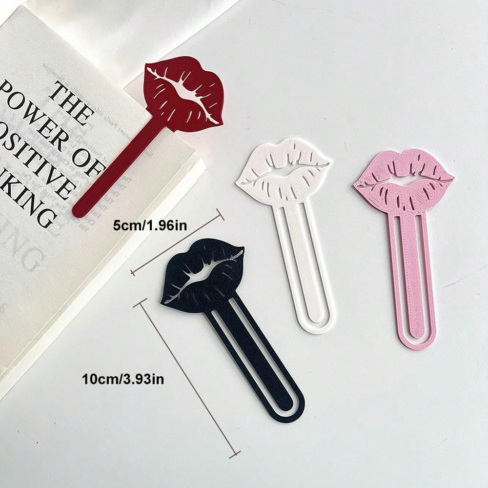 Lip Bookmarks, Fun Bookmarks for Teachers, Students, and Reading Enthusiasts, Ideal for School, Office, Library, Bookstore