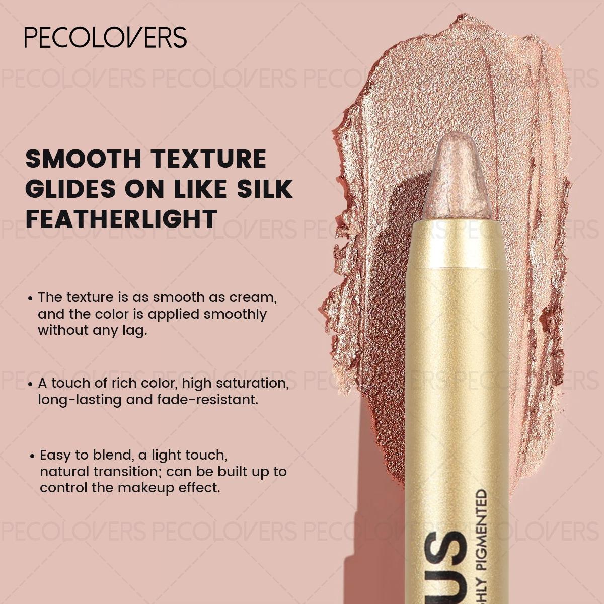 6pcs/set Soft Highlighting Eyeshadow, Smooth Texture, Suitable for Eyes and Face, Daily Use, Eyeshadow Pen, Eye Makeup Products