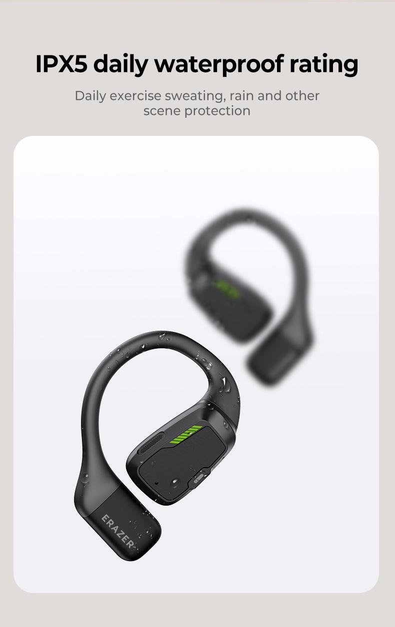 ERAZER XP6 Translation Wireless Earbuds With Translate APP Open Free Wireless Bluetooth Earphones For Listening To Music&Calling, LED Lights Touchscreen, Ergonomic Ear Hooks, Ultra-Comfort,Translator Wireless Headphones,Support 150 languages,30H Playtime