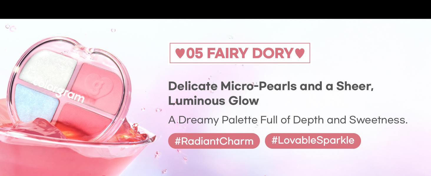 Colorgram Tintin Dory Eyeshadow Palette – versatile four-shade palette with smooth texture & lasting color