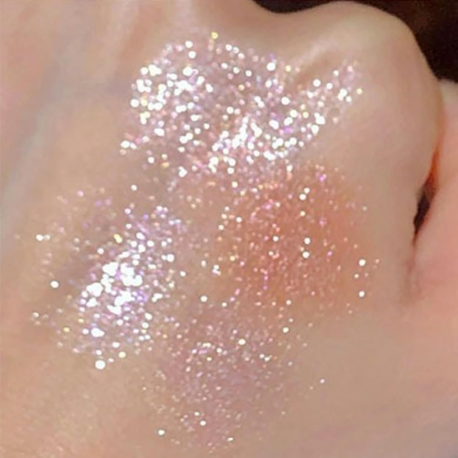 9-Color Korean Pigment-Rich Eyeshadow Palette, Cruelty-Free Cosmetic - Long-Lasting, Waterproof, Silky Smooth, Smudge-Proof - Pearl Powder Eye Make-Up with Shimmer, Glitter, Blend Easily Pink, Brown & Gold Shades