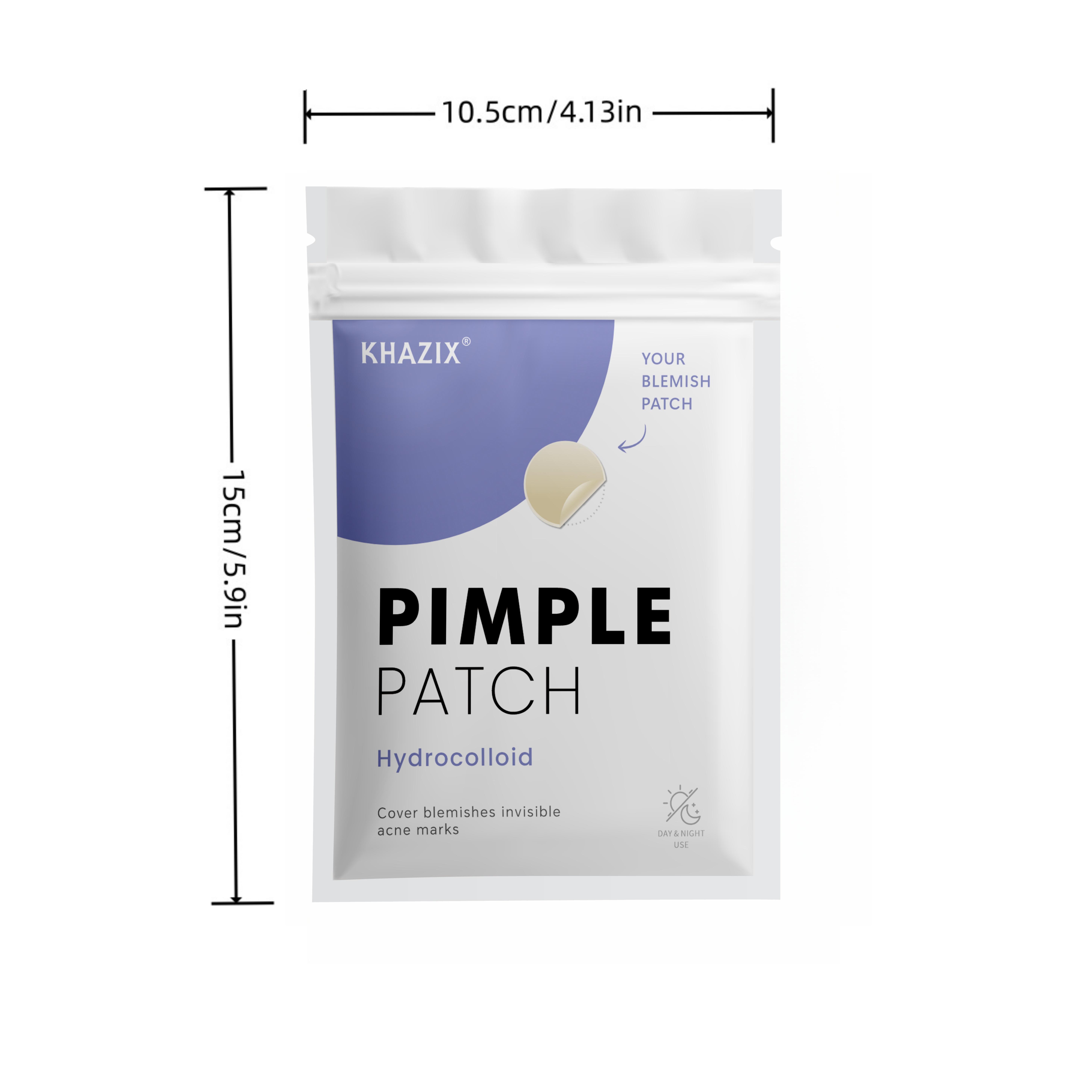 36pcs/360pcs Transparent Round Acne Patches, Hydrocolloid Face Acne Patches, Cover Blemishes, Breathable Ultra-Thin Invisible Patches, Acne Spot Patches