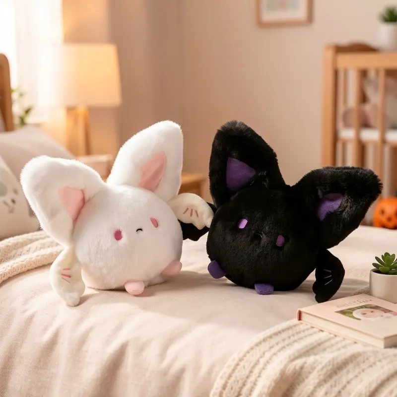 20cm/7.9 Inch Cute Plush Bat Doll, Soft Filled Animal Toy, Birthday Gift for Girls and Boys, Halloween Party Festival Gift