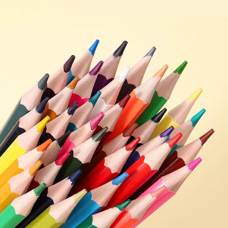 Colored Pencils Set, 72pcs/box Professional Soft Core Oil-based Pencils for Artists and Student & Adult Coloring, Bulk Gift Set in Metal Storage Case