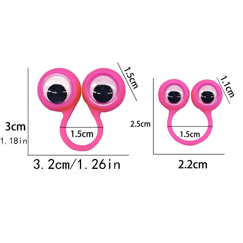 Sweet Cartoon Plastic Kids Rings - Strawberry/Princess/Vegetable/Fruit/Eyes Creative Assorted Designs Best Children's Day Gift