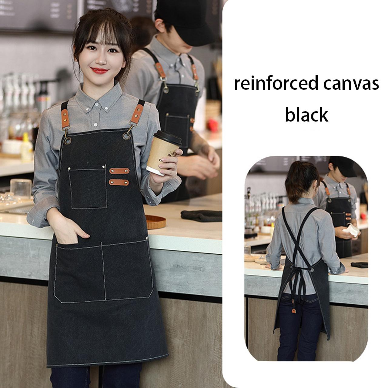 Adjustable Carpenter Apron with Multiple Pockets, Polyester Blend, Ideal for Woodworking, Gardening, Cooking, DIY Projects