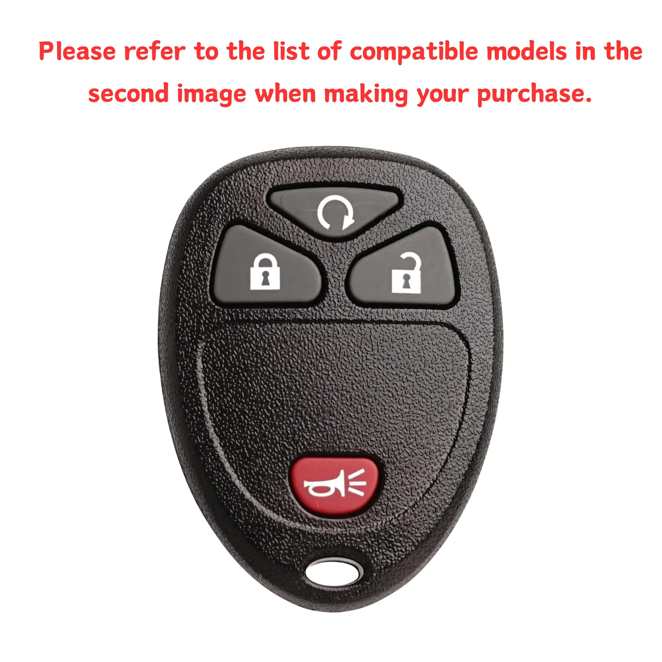 Keyless Entry Remote Key Fob Replacement for Chevy Silverado Avalanche Equinox Express Traverse, GMC Sierra Yukon Acadia 1500 2500 3500 HD, 2007-2013, OUC60270