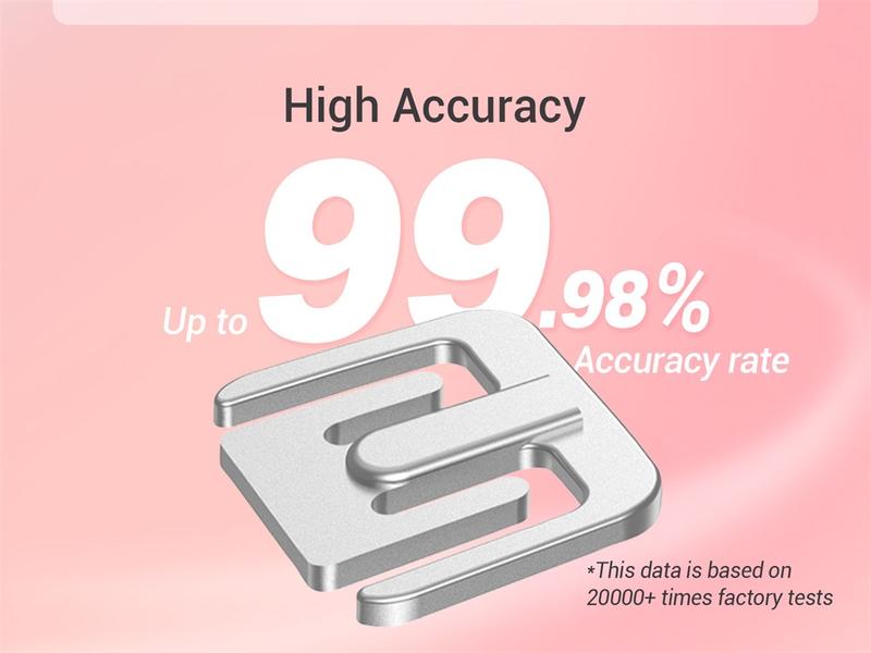 Ovutek Pink Smart Scale for Body Weight Digital Bathroom Scale BMI Weighing Body Fat Scale Accurate Body Composition Monitor with Smartphone App Compact Size 400lb Bluetooth Connectivity