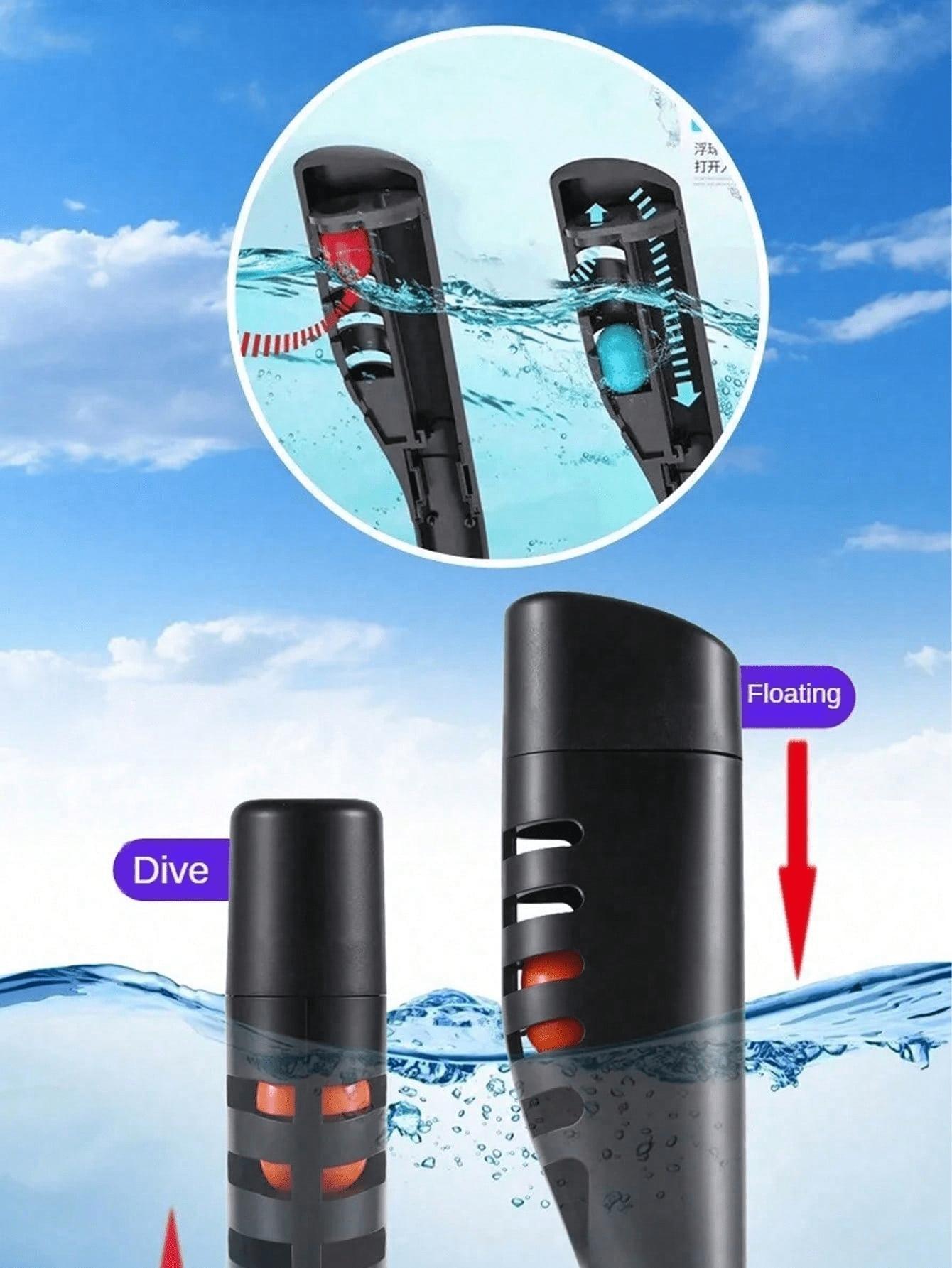Professional Double Tube Full Snorkeling Mask, 180° Panoramic Anti-Fog Diving Mask, Dry Top System, Detachable Camera Bracket, Adult Snorkeling Equipment, Diving Gear