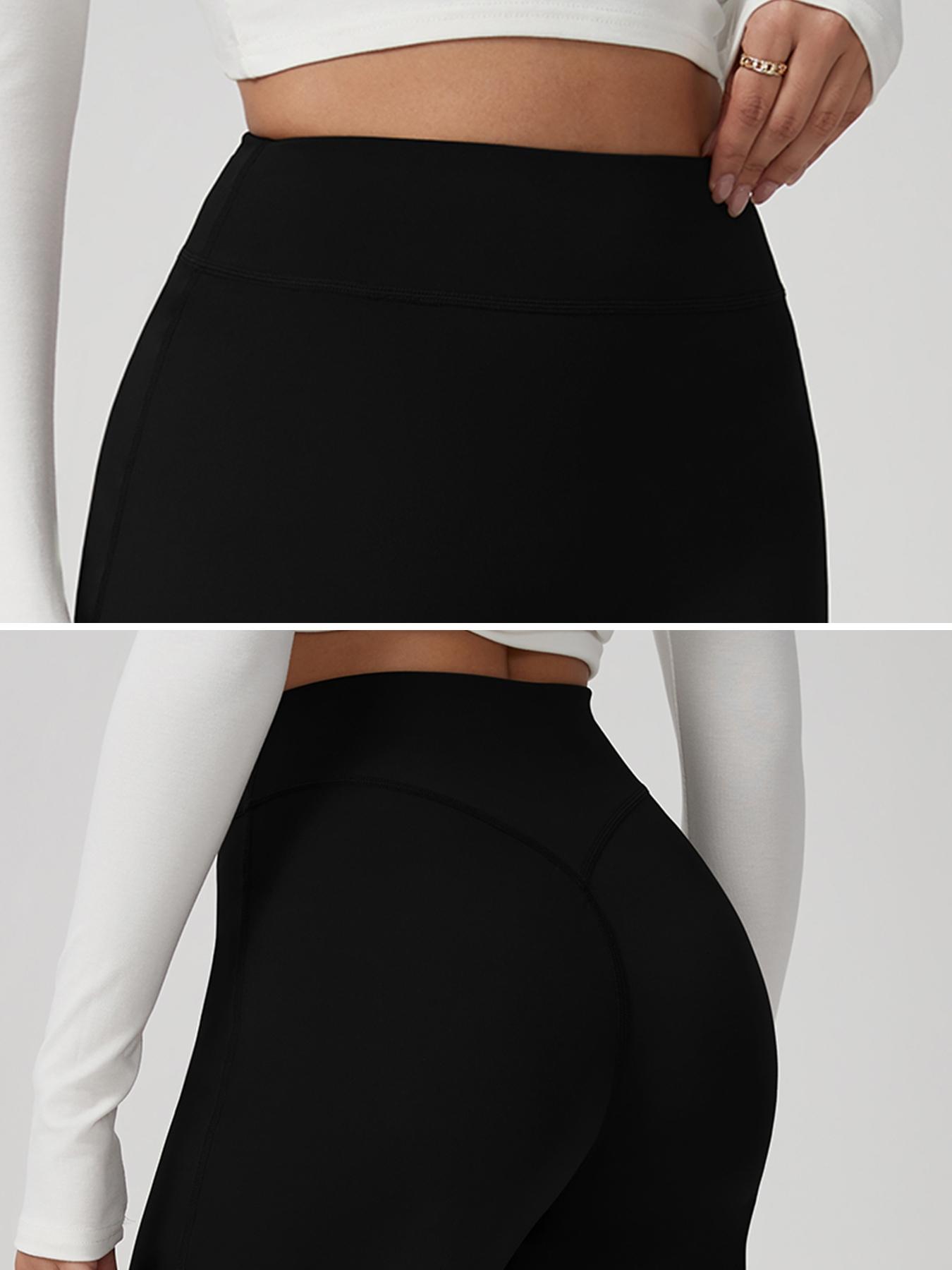 Women's Sporty Leggings, Plain Fitted Design, All Season Comfortable Fitness Running Pants, Elastic & Stylish, Athleisure Style Bottoms