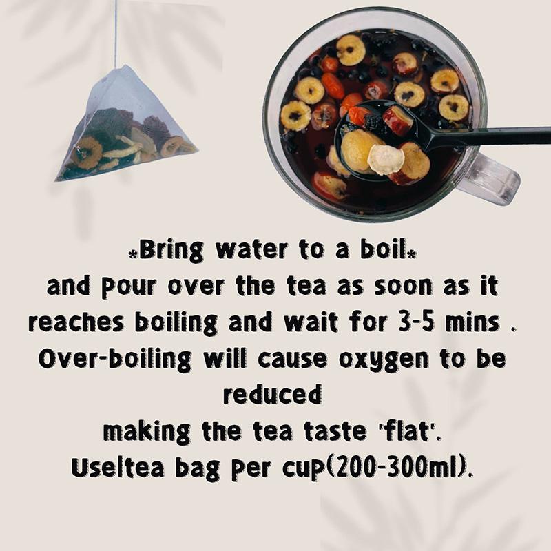 Six Treasures Kidney Detox Tea with Ginseng, Organic Herbal Cleanse for Adults, Holiday Gift for Friends, Natural Alkaline Tea TikTokShopExclusive