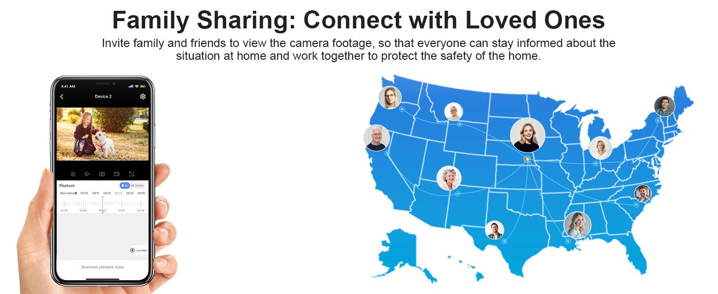 2K HD Window Security AI Camera, 4MP WiFi Indoor Camera with Starlight Night Vision & AI Smart Alerts for Home