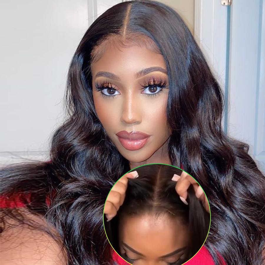 Human Hair 30 38 Inch Body Wave Glueless Wigs Pre Cut 5x5 Lace Closure Wig Brazilian 9x6 HD Lace Front Wig For Women 180% Density Pre Plucked Hairline Bleached Knots Human Hair 30 38 Inch Body Wave Glueless Wigs Pre Cut 5x5 Lace Closure Wig Brazilian 9x6 HD Lace Front Wig For Women 180% Density Pre Plucked Hairline Bleached Knots