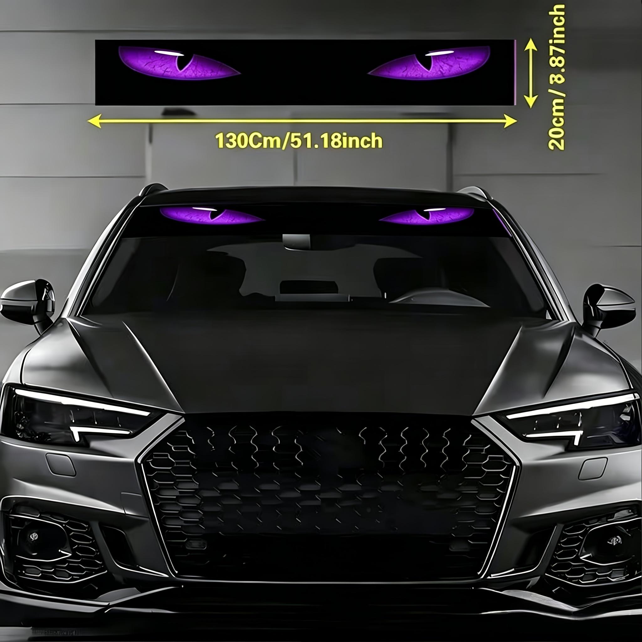 Multi-style Monster Eye - Car Windshield Sticker - Can Be Installed on Car Hoods, Front Windshields, and Rear Windshields as Decorative Decals