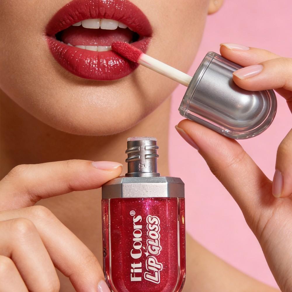 3D Mirror Gloss Lip Glaze Long-Lasting Hydration Anti-Wrinkle Lip Balm Transparent Pearl Fine Sparkle Lip Oil Valentine's Day Gift