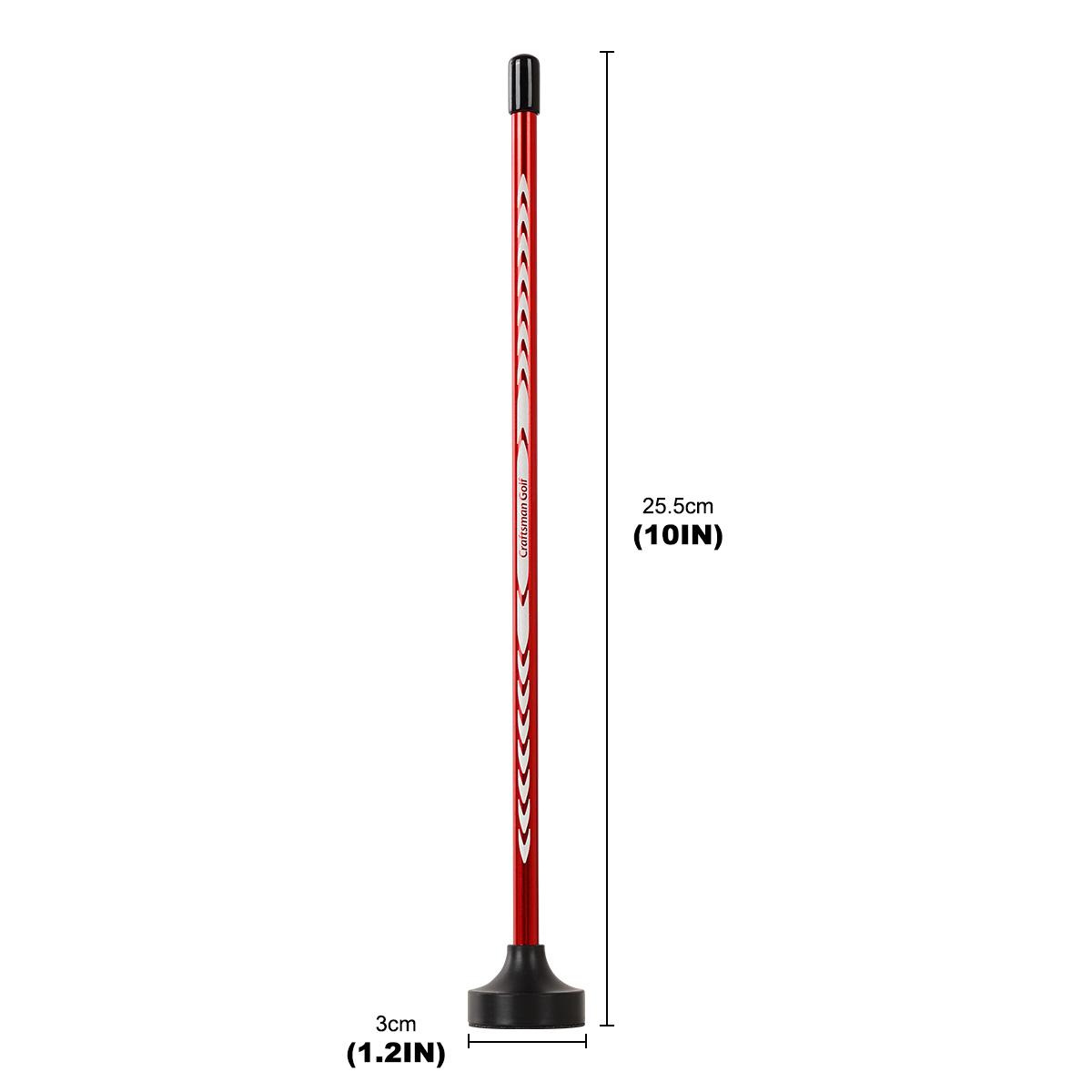 Craftsman Golf Alignment Rod, Alignment Stick, Swing Path Trainer, Magnetic Base, Portable Training Tool for Beginners