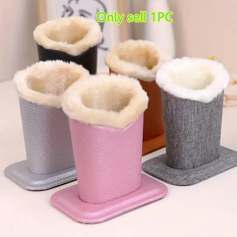 1pcs Simple Eyeglass Stand Display Platform, Ultra-Dense Pen Holder, Trendy Glasses Box, Plush Glasses Storage Box, Glasses Organizer Rack
