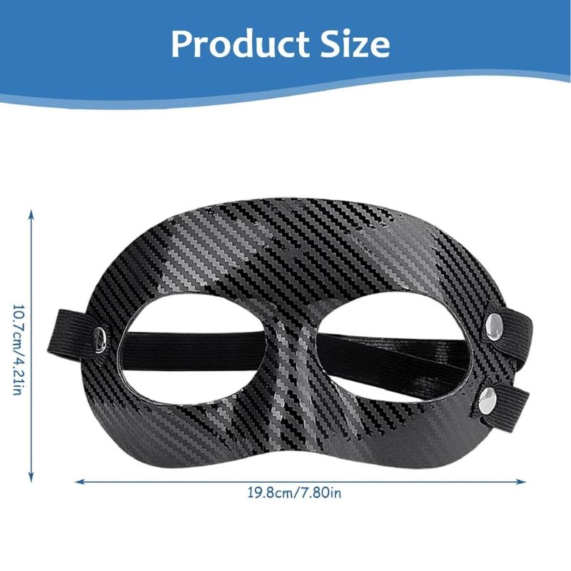 Anti-collision sports face protection, Outdoor sports mask, breathable face protection mask, adjustable straps, breathable PVC material, suitable for basketball, football training, can protect nasal bone fractures, unisex, Protective Gear