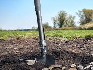 GoGonova Metal Detector for Adults & Kids, Waterproof Metal Detectors with High Accuracy Lightweight 8" Search Coil, All Metal & Disc Modes for Junior & Youth Gold Detector