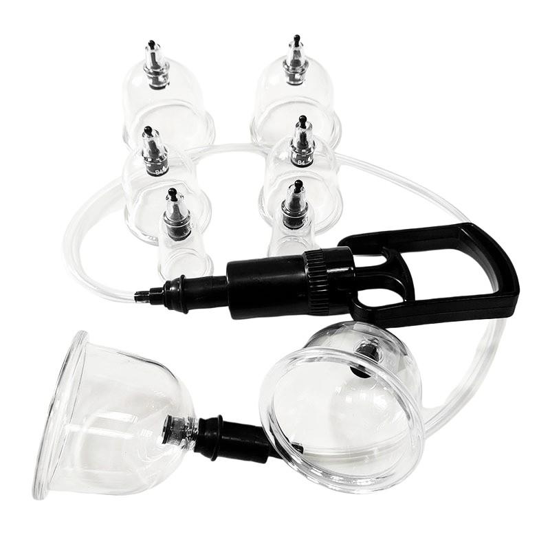 Transparent Vacuum Cup Massage Set, Home Use Muscle Relief Massager, Personal Body Massage Tool, Transparent Vacuum Cup Therapy Kit